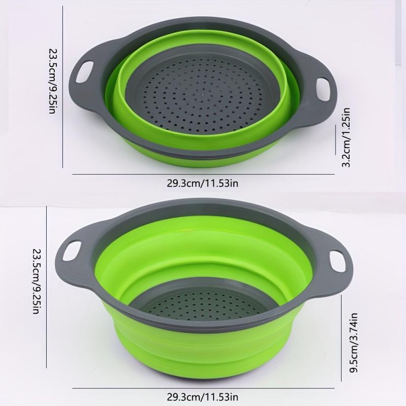 Multifunctional Drainage Basket Washing Basin Fruits Vegetables Cleaning