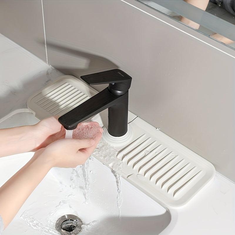 Silicone Faucet Anti-splash Pad Toilet Kitchen Pad Waterproof Thickening