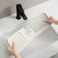 Silicone Faucet Anti-splash Pad Toilet Kitchen Pad Waterproof Thickening