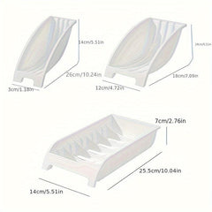 Japanese Kitchen Bowl and Dish Storage Rack Set