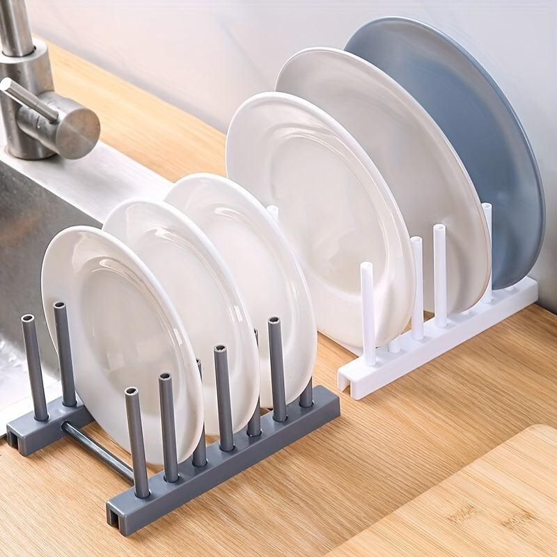 2pcs Dish And Bowl Storage Rack Large Capacity Tableware Storage