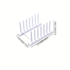 2pcs Dish And Bowl Storage Rack Large Capacity Tableware Storage