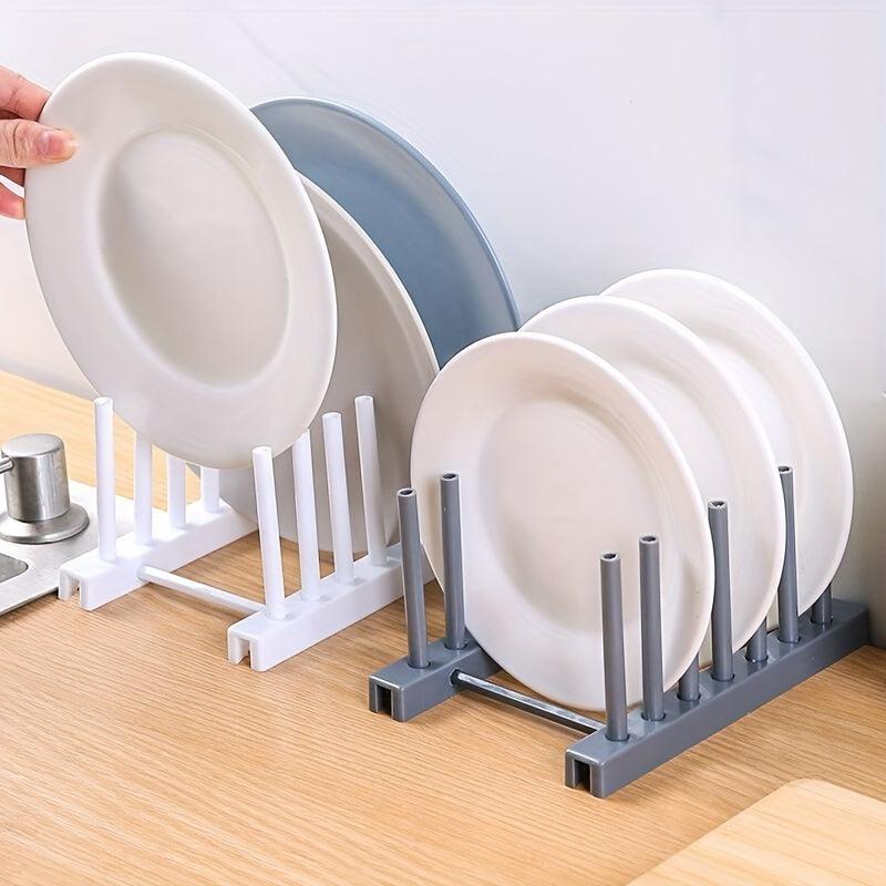 2pcs Dish And Bowl Storage Rack Large Capacity Tableware Storage
