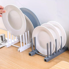 2pcs Dish And Bowl Storage Rack Large Capacity Tableware Storage