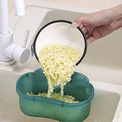 Kitchen Hanging Filter Drain Basket Multifunctional Storage Rack
