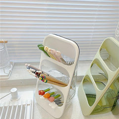 Chopsticks Storage Box with Drain Spoon Rack Organizers
