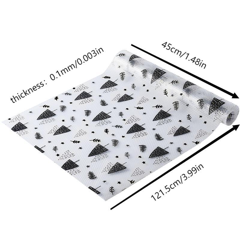 Waterproof Non Slip Tree Leaf Shelf Pad 47 24inch
