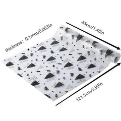 Waterproof Non Slip Tree Leaf Shelf Pad 47 24inch