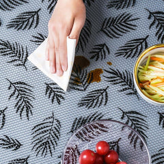 Waterproof Non Slip Tree Leaf Shelf Pad 47 24inch