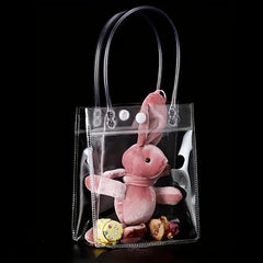 3pcs Transparent PVC Tote Gift Bags