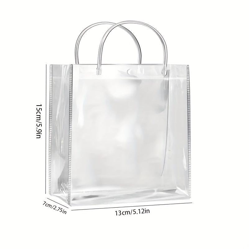 3pcs Transparent PVC Tote Gift Bags