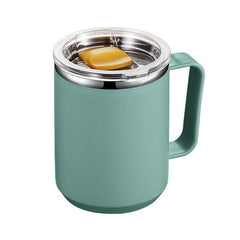Stainless Steel Travel Mug Insulated with Handle & Lid