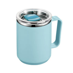Stainless Steel Travel Mug Insulated with Handle & Lid