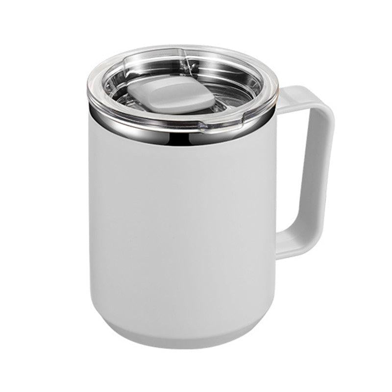 Stainless Steel Travel Mug Insulated with Handle & Lid