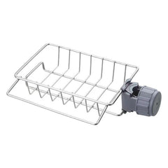 Stainless Steel Sink Caddy Organizer for Kitchen Sponge Soap Towel Storage