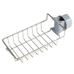 Stainless Steel Sink Caddy Organizer for Kitchen Sponge Soap Towel Storage