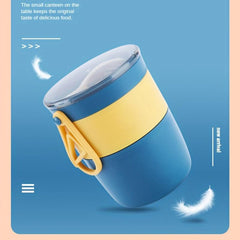 Leak proof Breakfast Cup 450ml with Spoon