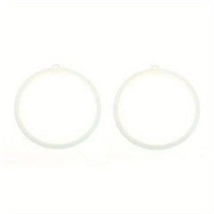 2pcs Silicone Lids Microwave Safe Splash Proof Universal Sealing Home Kitchen