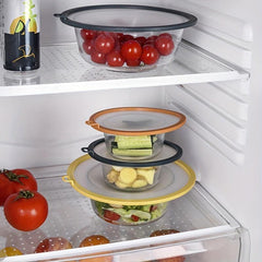 2pcs Silicone Lids Microwave Safe Splash Proof Universal Sealing Home Kitchen