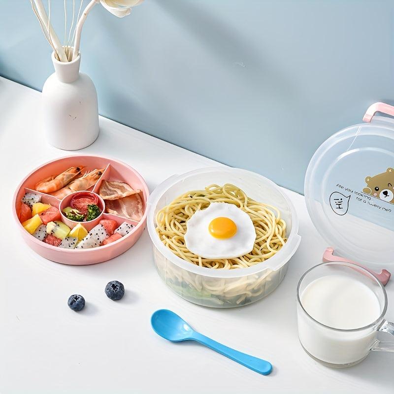 Double Layer Plastic Lunch Box for Teenagers and Workers