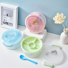 Double Layer Plastic Lunch Box for Teenagers and Workers