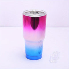 304 Stainless Steel Gradient Ice Tumbler 30oz Car Cup
