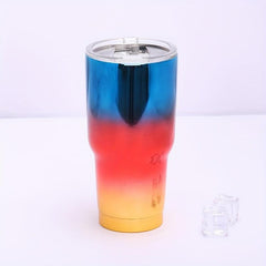 304 Stainless Steel Gradient Ice Tumbler 30oz Car Cup