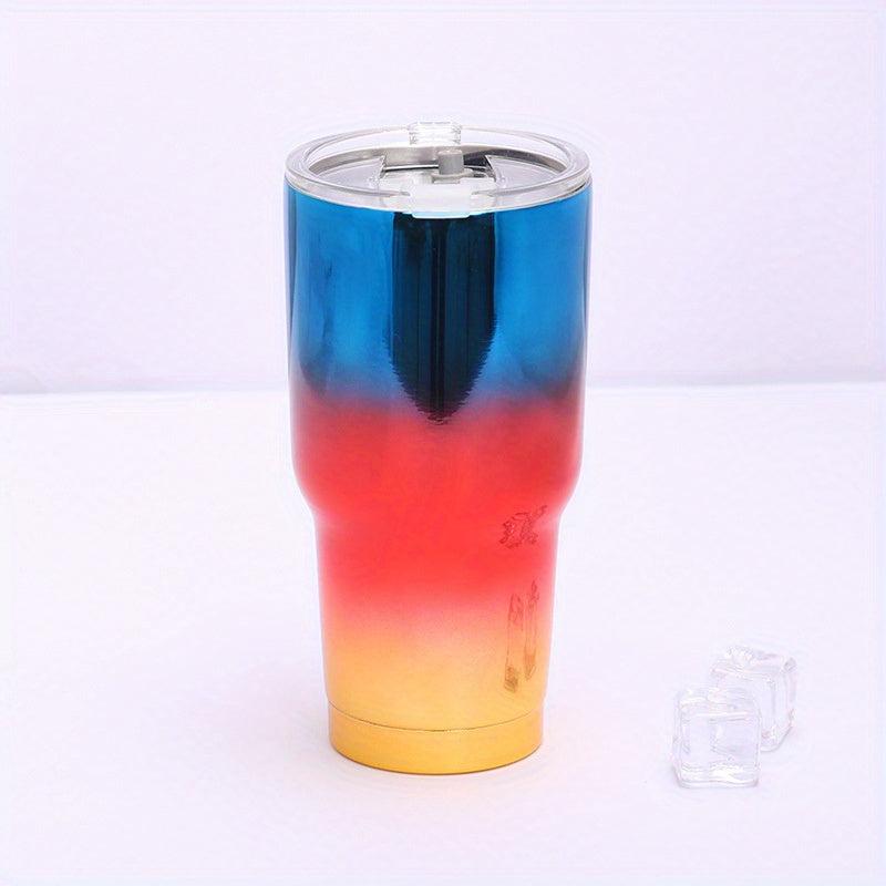 304 Stainless Steel Gradient Ice Tumbler 30oz Car Cup