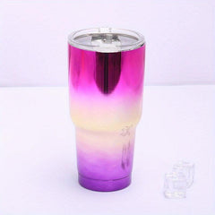 304 Stainless Steel Gradient Ice Tumbler 30oz Car Cup