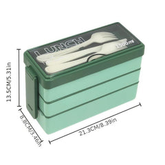 Large Capacity Three Layer Lunch Box Leakproof Food Container