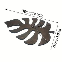 Monstera Wine Rack Hanging Glass Ceiling Bracket Household Storage
