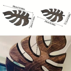 Monstera Wine Rack Hanging Glass Ceiling Bracket Household Storage