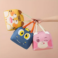 Insulated Cartoon Bento Bag Multifunctional Lunch Bag Waterproof Hand Washable