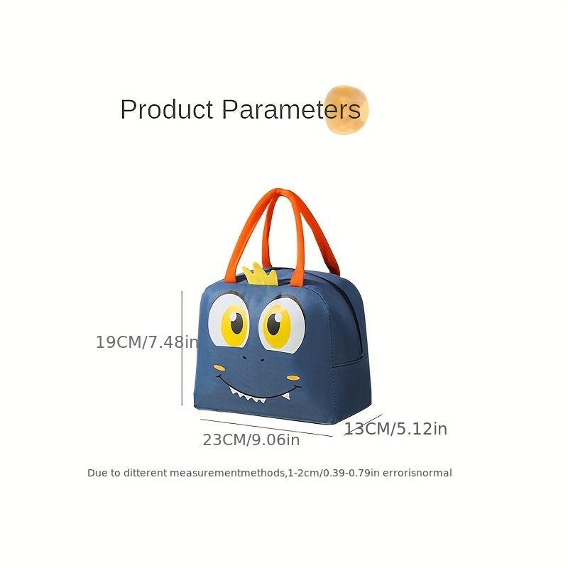 Insulated Cartoon Bento Bag Multifunctional Lunch Bag Waterproof Hand Washable