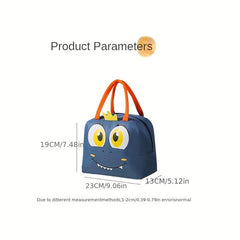 Insulated Cartoon Bento Bag Multifunctional Lunch Bag Waterproof Hand Washable