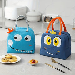 Insulated Cartoon Bento Bag Multifunctional Lunch Bag Waterproof Hand Washable