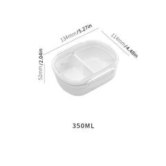 Leakproof Lunch Box for Office Workers Students Adults Microwave Safe