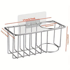Stainless Steel Sink Sponge Storage Rack