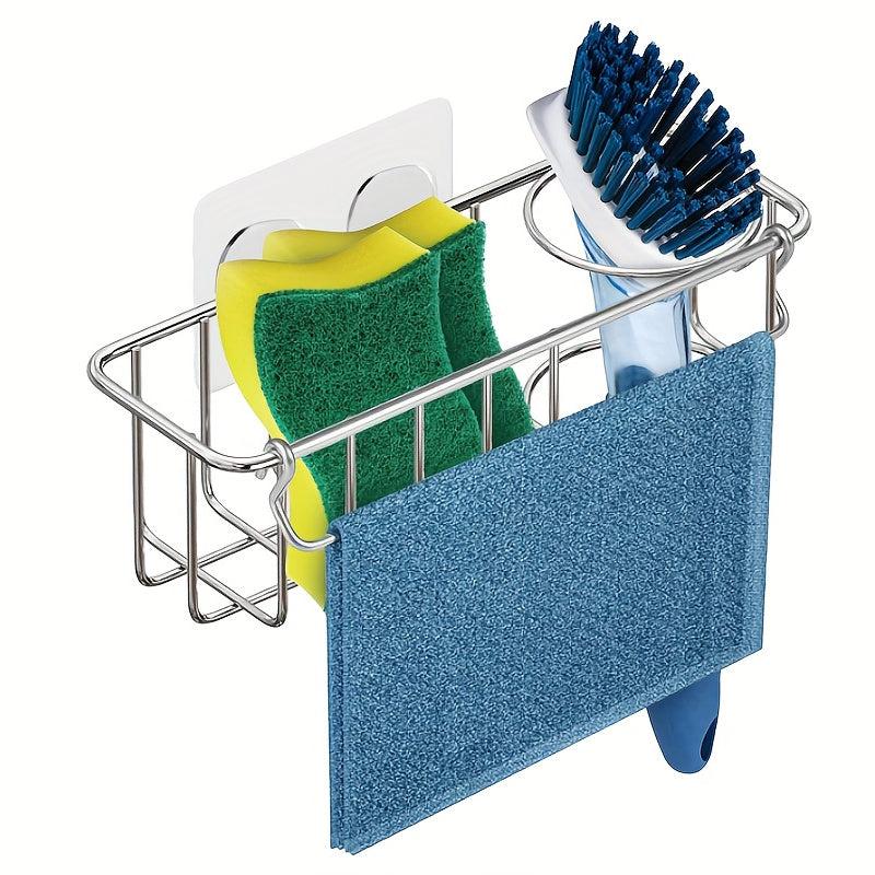 Stainless Steel Sink Sponge Storage Rack