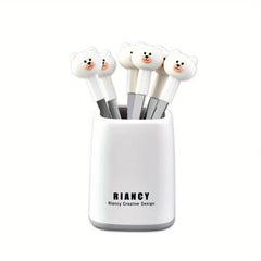 Cartoon Fruit Fork Toothpick Collection - Bear Mooncake Fork