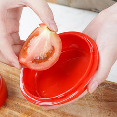Tomato Plastic Storage Box 450ml Food Saver Container