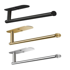 Single Hand Operable Paper Towel Rack Wall Mount