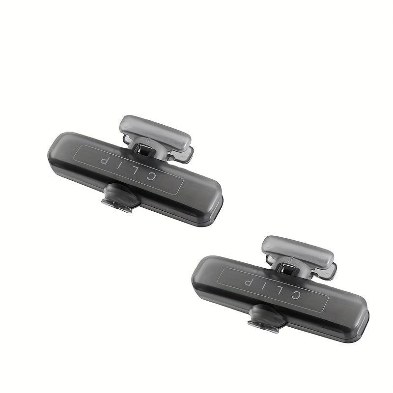 2pcs Food Bag Clip Seal Clip Household Sealing Strip Plastic Bag