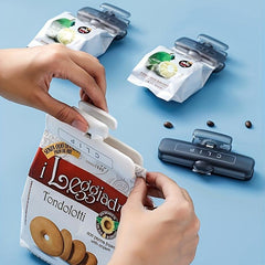 2pcs Food Bag Clip Seal Clip Household Sealing Strip Plastic Bag