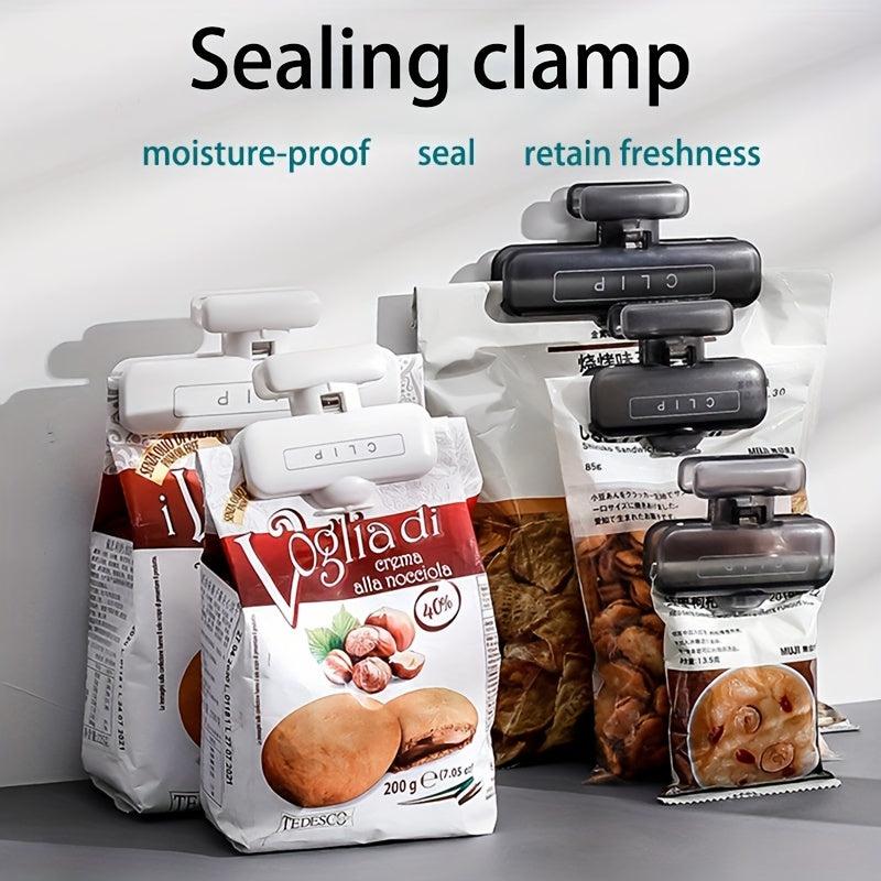 2pcs Food Bag Clip Seal Clip Household Sealing Strip Plastic Bag