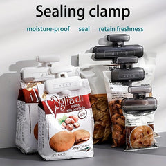 2pcs Food Bag Clip Seal Clip Household Sealing Strip Plastic Bag