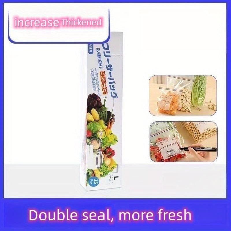 Reusable Storage Zipper Bag Sub Packaging Bag Fresh keeping Bag Leak Proof Freez