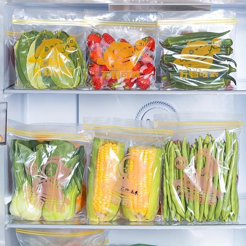Reusable Storage Zipper Bag Sub Packaging Bag Fresh keeping Bag Leak Proof Freez