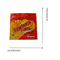 Halloween Self-Sealing Plastic Bags 3-5g, 10-100pcs for Snacks, Nuts, Candy