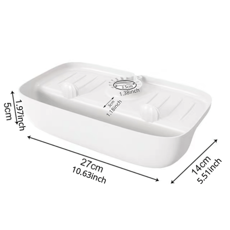 Silicon Sink Sponge Rag Drainer Rack Anti-splash Dish Gadget Holder